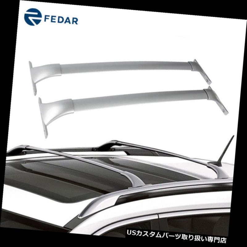 USカーゴ、ルーフ キャリア Fedar Fits 2014-2018日産ローグルーフラッククロスバーカーゴキャリア  Fedar Fits 2014