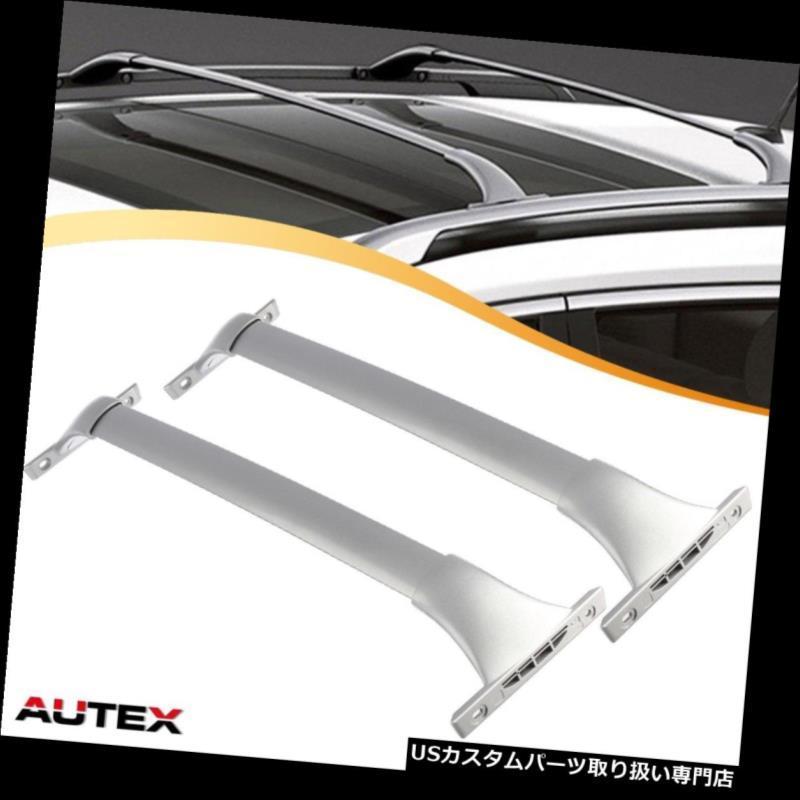 USカーゴ、ルーフ キャリア 2014-18日産ローグAUTEXトップルーフラッククロスバーカーゴキャリアOEスタイル  For 2014-18 Ni