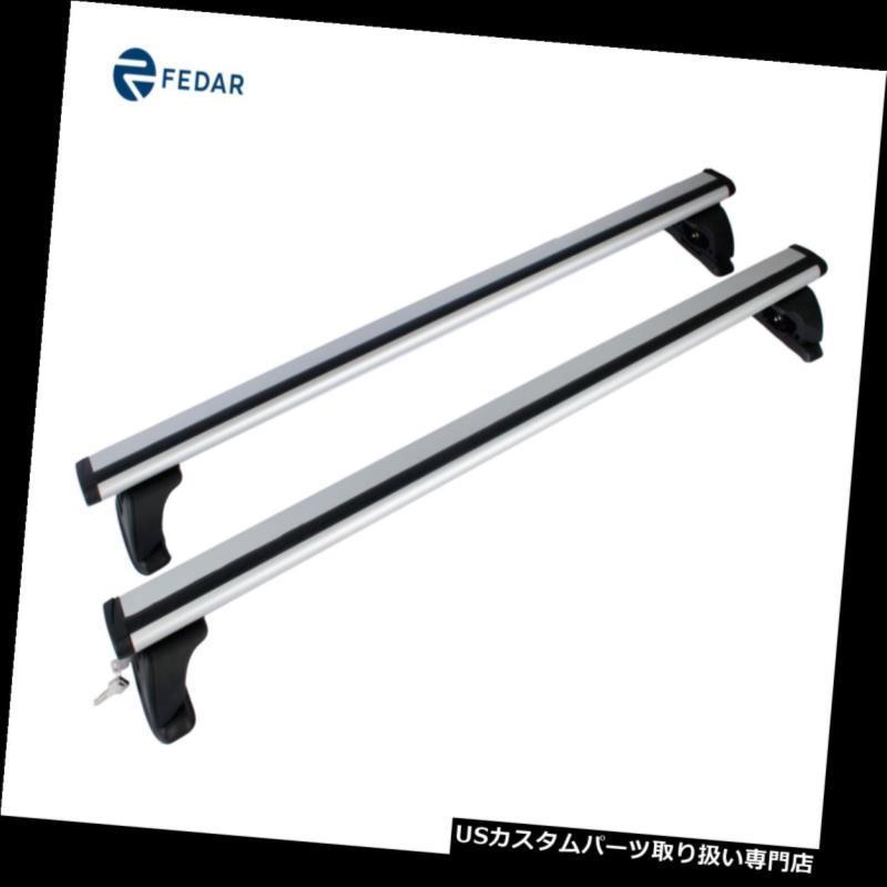 USカーゴ、ルーフ キャリア Fedarユニバーサルルーフラッククロスバーカーゴキャリアw /盗難防止ロックシステム47 ''  Fedar Univの画像