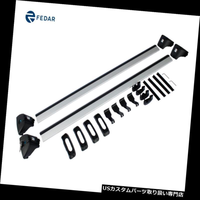 USカーゴ、ルーフ キャリア Fedarユニバーサルルーフラッククロスバーカーゴキャリアw /盗難防止ロックシステム47 ''  Fedar Univの画像