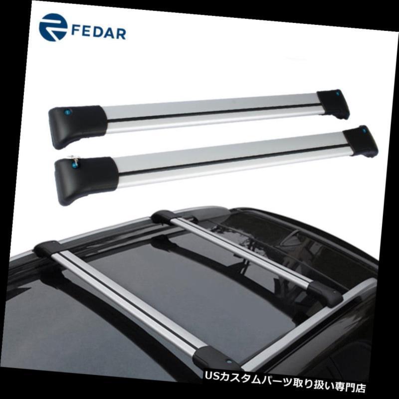 USカーゴ、ルーフ キャリア Fedarユニバーサルルーフラッククロスバーカーゴキャリアw /盗難防止ロックシステム41 ''  Fedar Univ