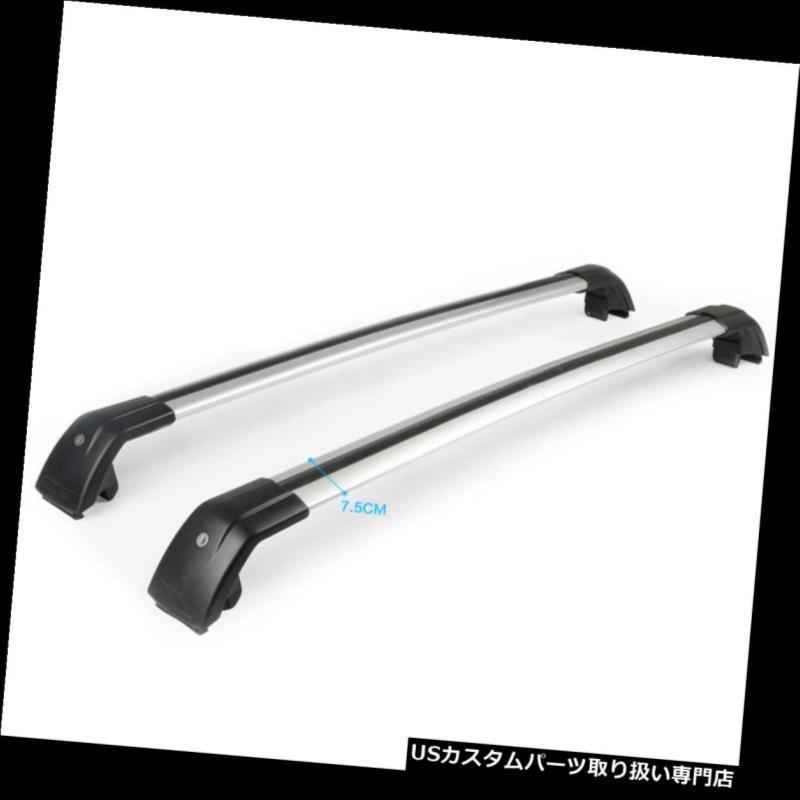 USカーゴ、ルーフ キャリア ジープコンパス2013-2015年カーゴトップルーフラッククロスバー荷物キャリア  For Jeep Compass 2