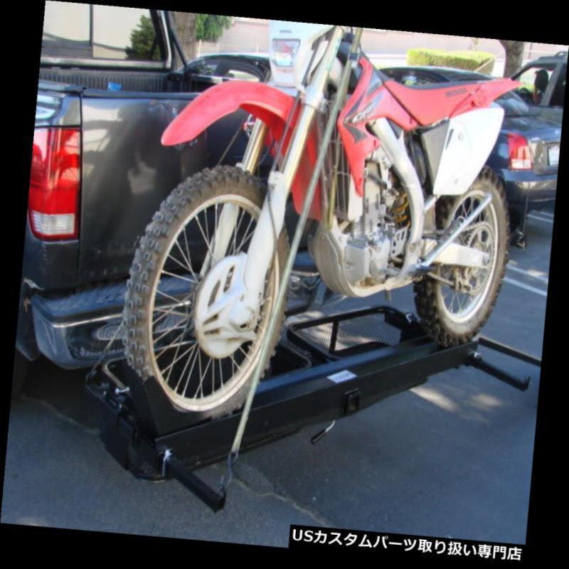 USカーゴ、ルーフ キャリア ガス缶のための2つの付加的な貨物バスケットが付いているWMAのオートバイのキャリアの棚  WMA Motorcycle