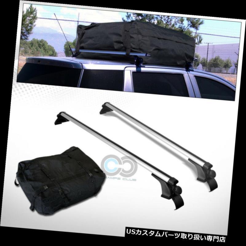 USカーゴ、ルーフ キャリア 50 \"オーバルウィンドウフレームルーフラッククロスバーキット+防水カーゴバッグC01  50\"" OVAL WINDOW"
