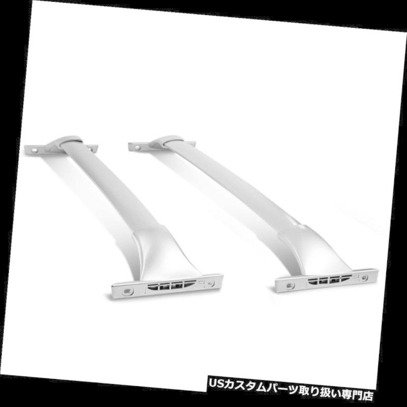 USカーゴ、ルーフ キャリア 2PCSアルミOEルーフラックレールクロスバーキャリア用14-18日産ローグ  2PCS ALUMINUM OE ROO