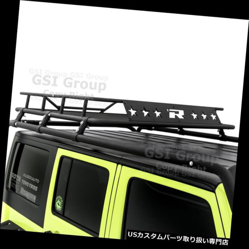 USカーゴ、ルーフ キャリア 07-18ジープラングラーJK 4ドア専用貨物ルーフラックシステムバスケット  Cargo Roof Rack Syst