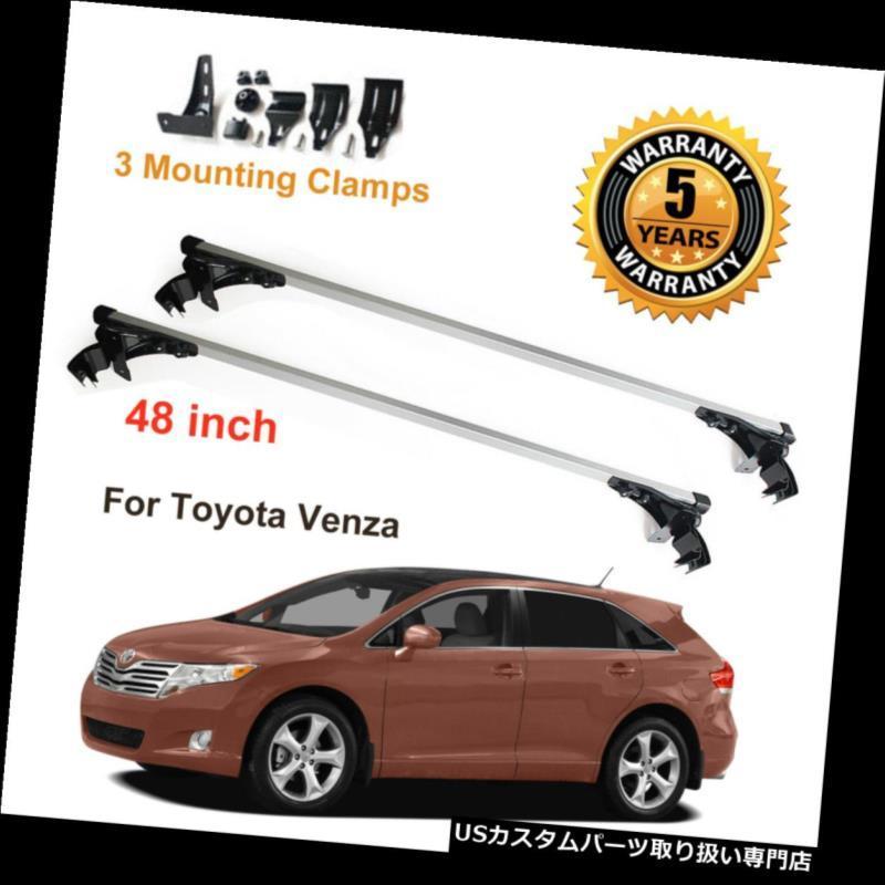 USカーゴ、ルーフ キャリア Toyota Venza 2009 2010 2011カールーフクロスバーカーゴ荷物キャリアラック  For Toyot