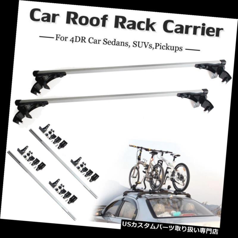 USカーゴ、ルーフ キャリア ルーフトップカーゴラッククロスバー荷物キャリア3種類フレームカーアルミ47インチ  Roof Top Cargo Rac