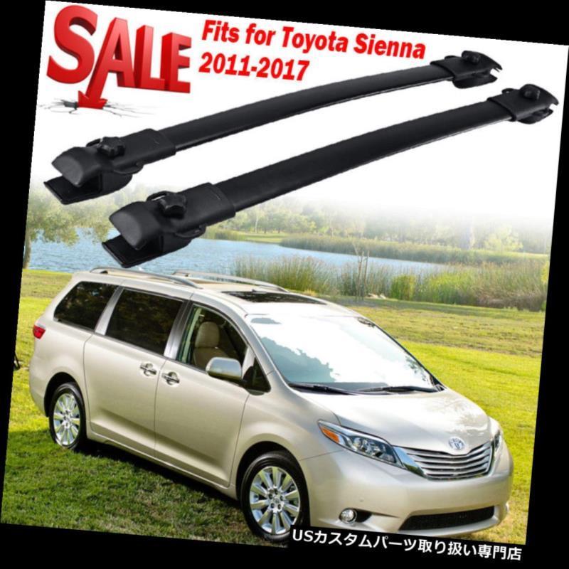 USカーゴ、ルーフ キャリア 2011-2017 16 OEスタイルルーフラッククロスバー荷物キャリア16トヨタシエナヴァン  OE Style Ro