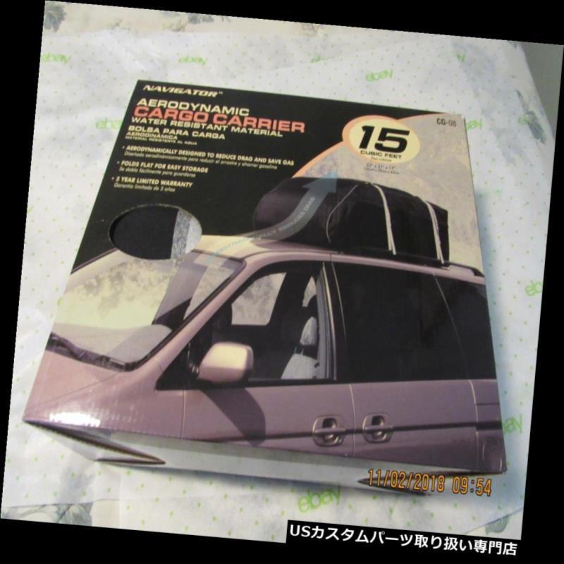 USカーゴ、ルーフ キャリア ナビゲーターAERODYNAMIC CARGO CARRIER 15立方フィートCG-08 NEWルーフラック  Nav