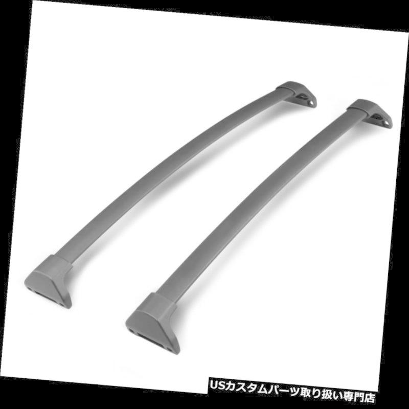 USカーゴ、ルーフ キャリア フィット14-18アキュラMDX OEスタイルアルミルーフラックレールクロスバー荷物キャリア  Fit 14-18 Ac