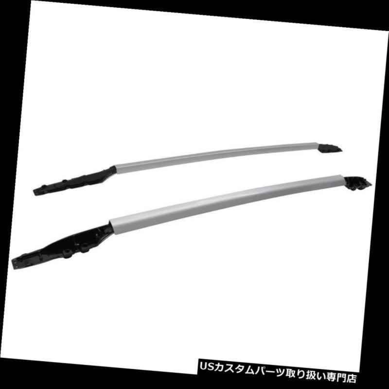 USカーゴ、ルーフ キャリア 13-17トヨタRAV4シルバールーフラッククロスバートップサイドレールキャリー用1ペア  1 Pair For 13-の画像