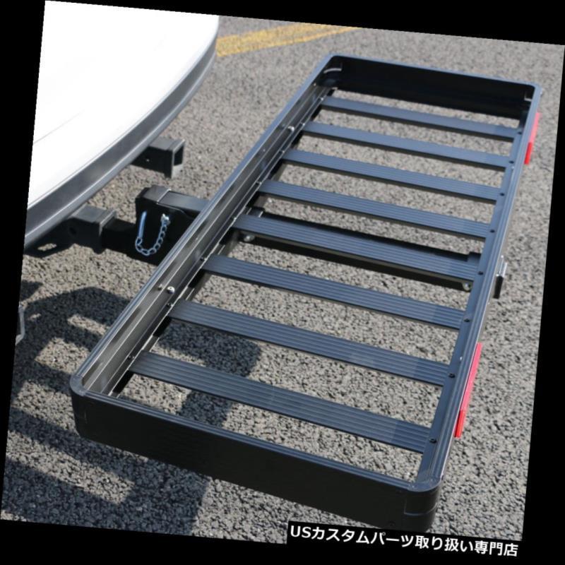 USカーゴ、ルーフ キャリア 折りたたみ式受信機Hitch Cargo Carrier 50 \"x 20\"ブラック  Folding Receiver