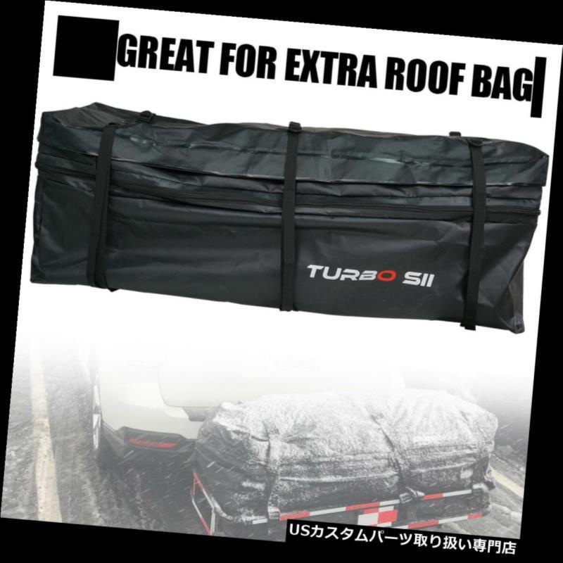 USカーゴ、ルーフ キャリア トレイトレイカーゴバッグ防水拡張可能旅行荷物キャリアカーSuv NEW  HITCH TRAY CARGO BAG WA