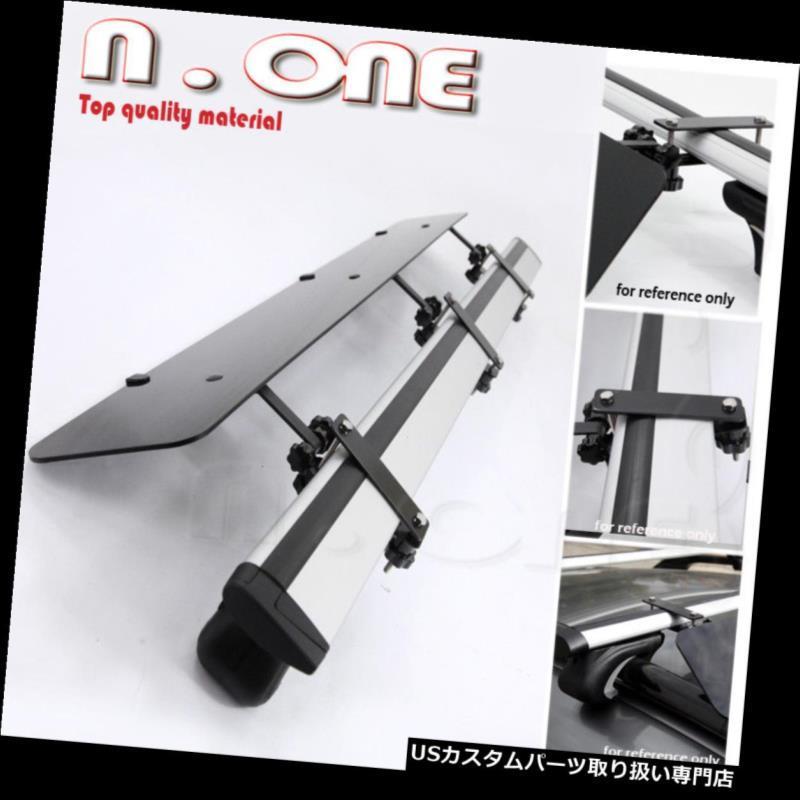 USカーゴ、ルーフ キャリア ルーフトップレール空力クロスバーラック旅行荷物キャリア+ウィンドフェアリング  ROOF TOP RAIL AERODY