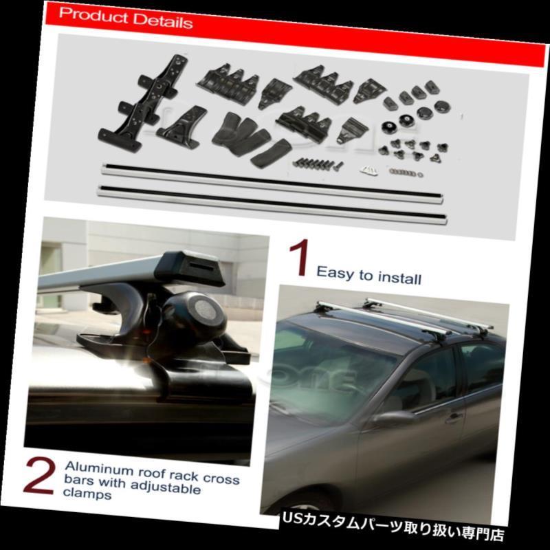 USカーゴ、ルーフ キャリア ルーフラッククロスバートップマウントラゲッジホルダーカーゴキャリアフィット日産トヨタVW  Roof Rack Cros_2