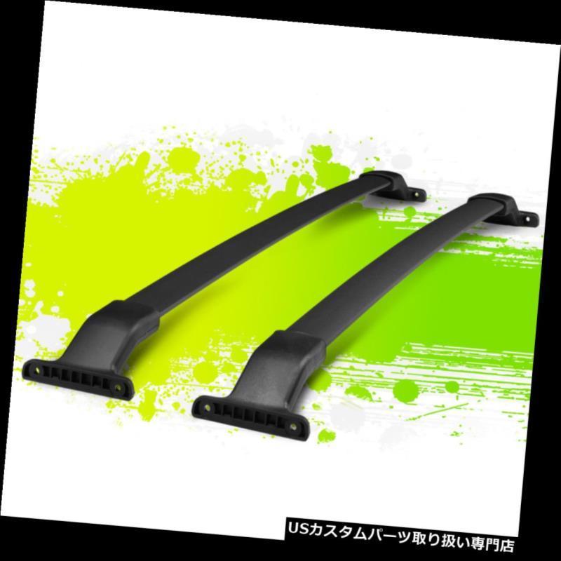 USカーゴ、ルーフ キャリア 11-17ホンダODYSSEYペアアルミルーフラックトップレールクロスバーカーゴキャリア  FOR 11-17 HOND