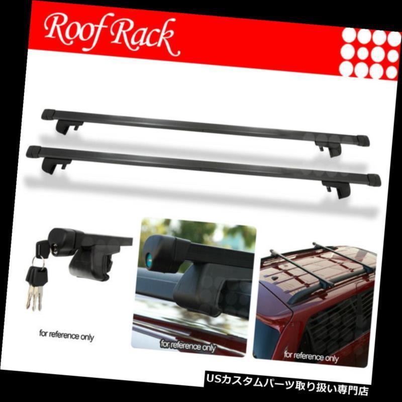 USカーゴ、ルーフ キャリア フィットシボレーフォードレールタワールーフトップラック54 \"クロスバー荷物キャリア+ロック  Fit Chevrole
