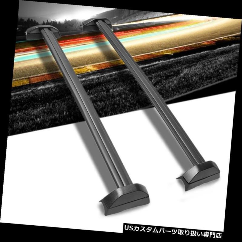 USカーゴ、ルーフ キャリア 02-06 CR-V用ブラックアルミOEスタイルボルトオントップルーフラックレールクロスバー  Black Alumin