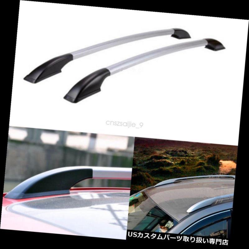 USカーゴ、ルーフ キャリア ブラック+シルバーカーカーゴルーフトップキャリアラック収納荷物フィットマツダ5 2008-15  Black+Silve