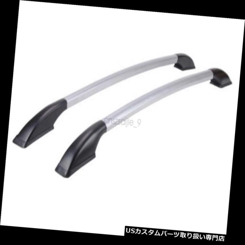USカーゴ、ルーフ キャリア ブラック+シルバーカーカーゴルーフトップキャリアラック収納荷物フィットマツダ5 2008-15  Black+Silveの画像