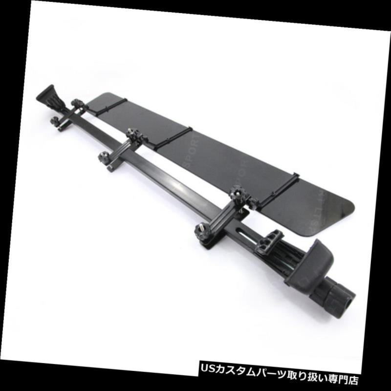 USカーゴ、ルーフ キャリア ルーフラックトップ48インチクロスバー+ウィンドフェアリングフィットダッジキャラバンチャレンジャーCh  Rail Ro_1