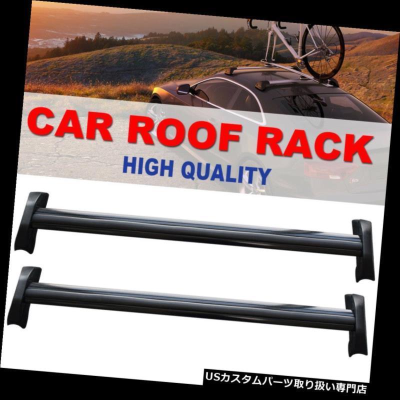 USカーゴ、ルーフ キャリア 2002-06年ホンダCRVペアアルミルーフラックトップレールクロスバーカーゴキャリア  FOR 2002-06 HON