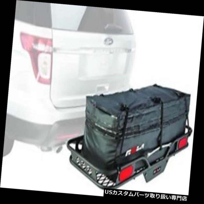 USカーゴ、ルーフ キャリア 新ヒッチトレイカーゴバッグレインプルーフエクスパンダブル旅行荷物キャリア車Suvバン  New HITCH TRAY C