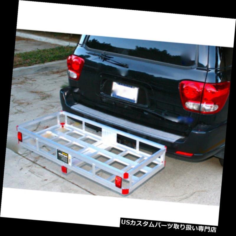 USカーゴ、ルーフ キャリア カーゴキャリア+サイドレールラゲッジラック -  500ポンドフィット -  2 x 2 \"ヒッチレシーバー  Carg"
