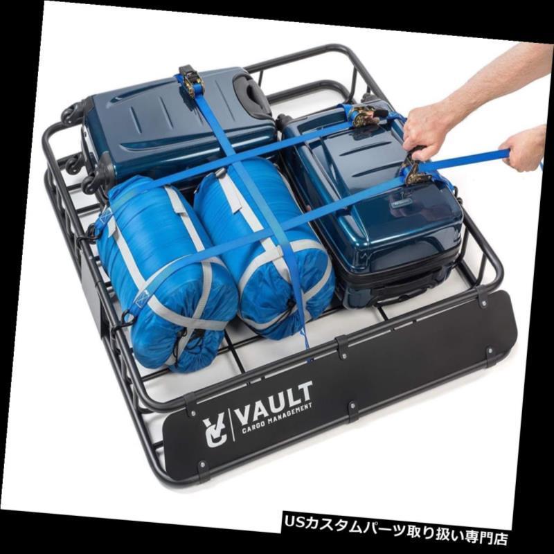 USカーゴ、ルーフ キャリア トップオブカーストレージカーゴキャリアルーフラックストレージユニバーサルルーフバスケット  Top Of Car Stoの画像