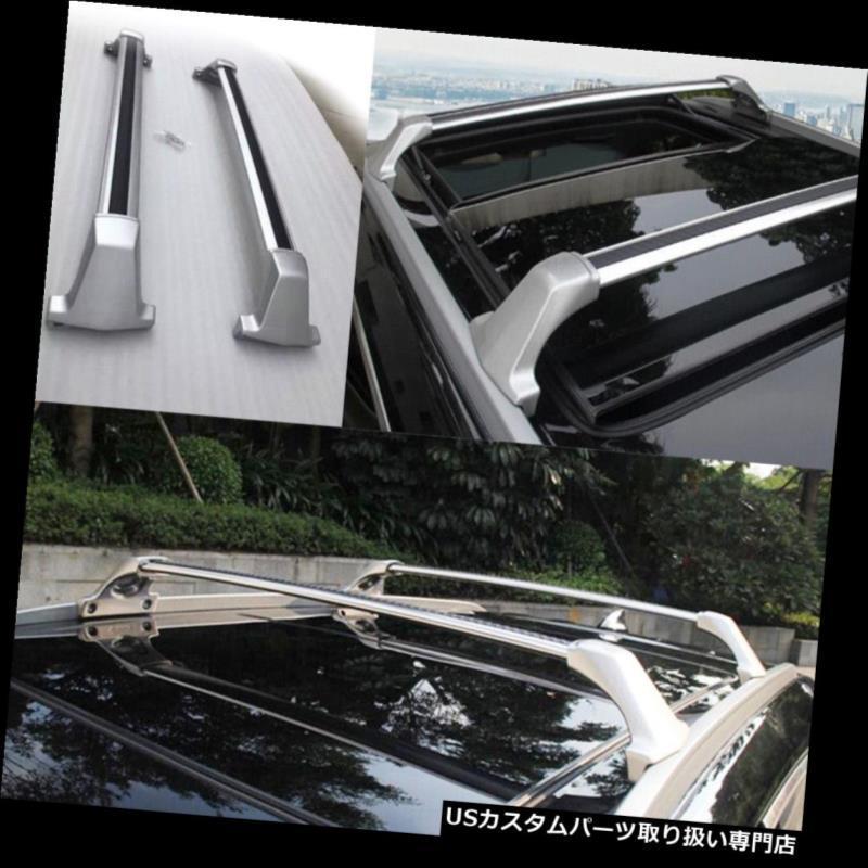 USカーゴ、ルーフ キャリア キャデラックXT 5 2017 2個荷物キャリアルーフラックトップカーゴキャリアリフィット  For Cadillac