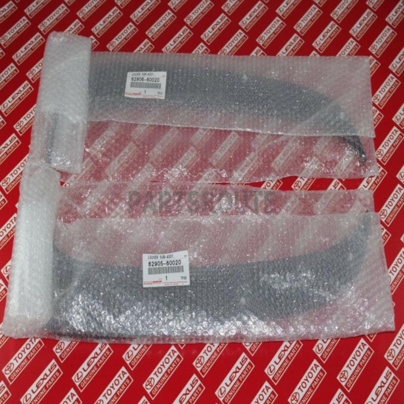 ロル! USウィンドウルーバー レクサスLX450トヨタランドクルーザー80 OEMリア