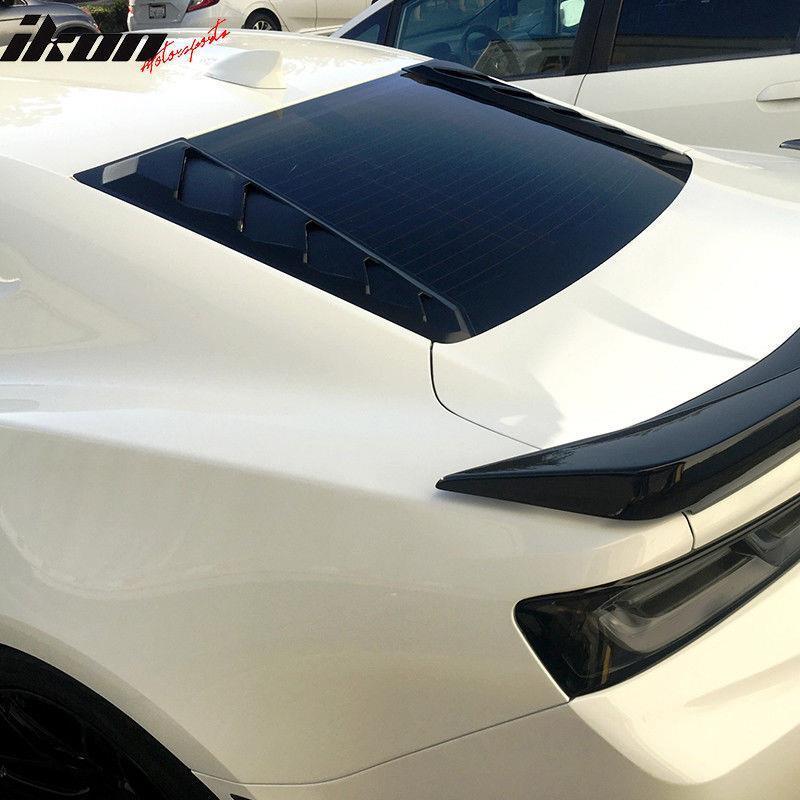 USウィンドウルーバー ペアで16-19シボレーカマロABSリアウィンドウ