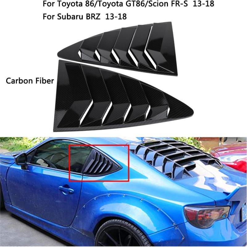 USウィンドウルーバー トヨタ86 Scion FR-SスバルBRZ用カーボン