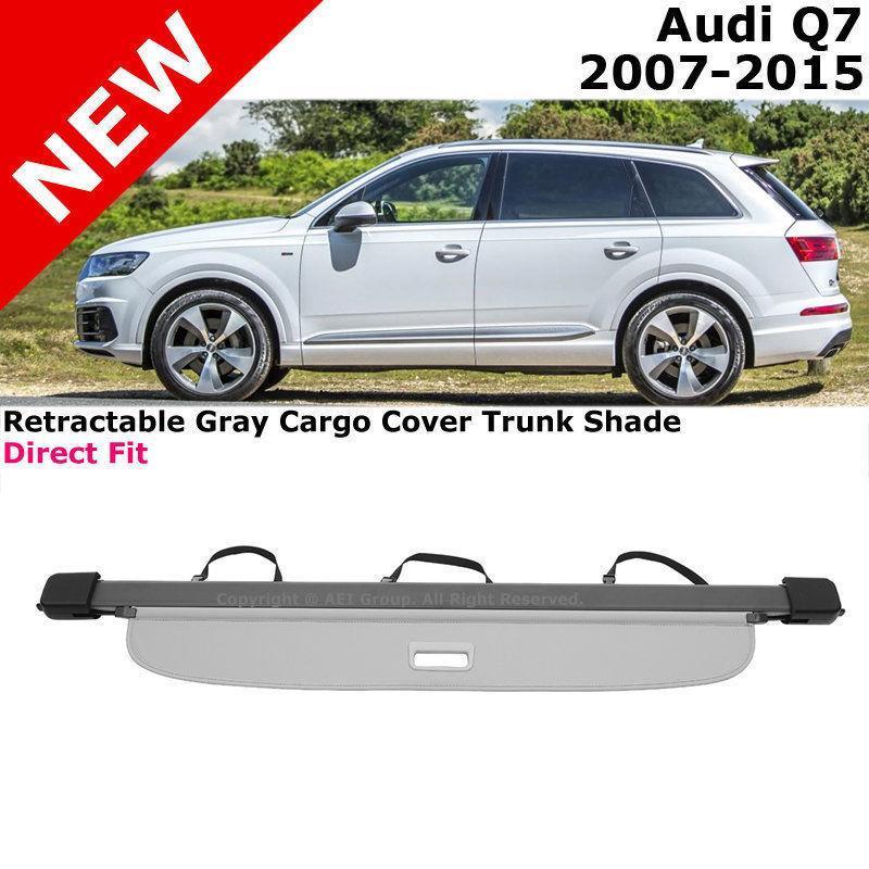 USリアーカーゴカバー アウディQ7 07-15格納式グレーカーゴカバーリア 