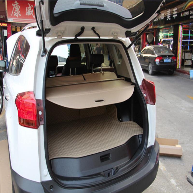 USリアーカーゴカバー 2013-2018トヨタRAV4ベージュ用リアトランク 