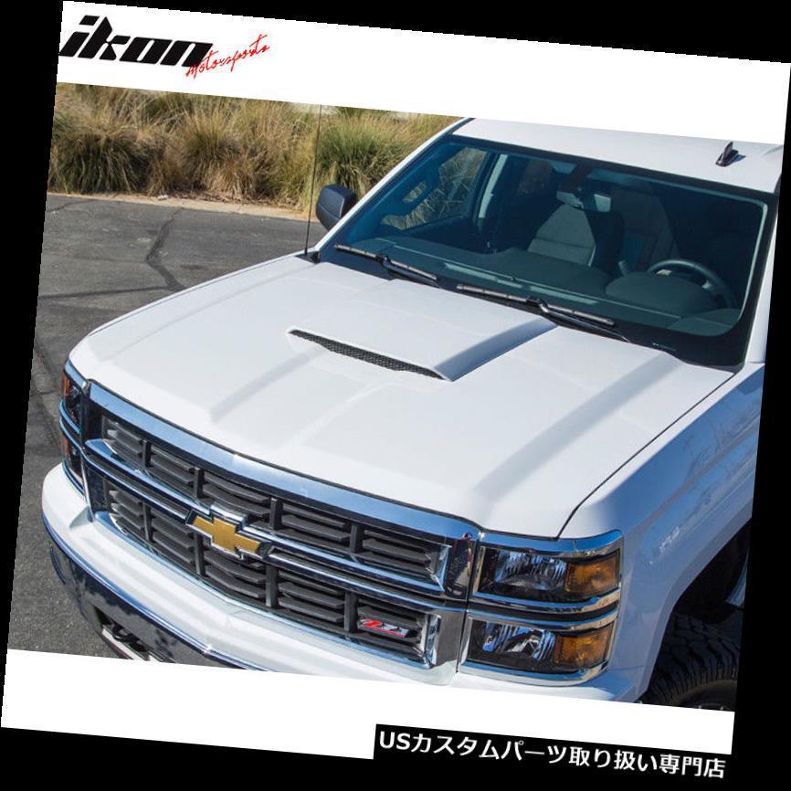 USボンネットフードベントスクープカバー 14-15シボレーシルバラード