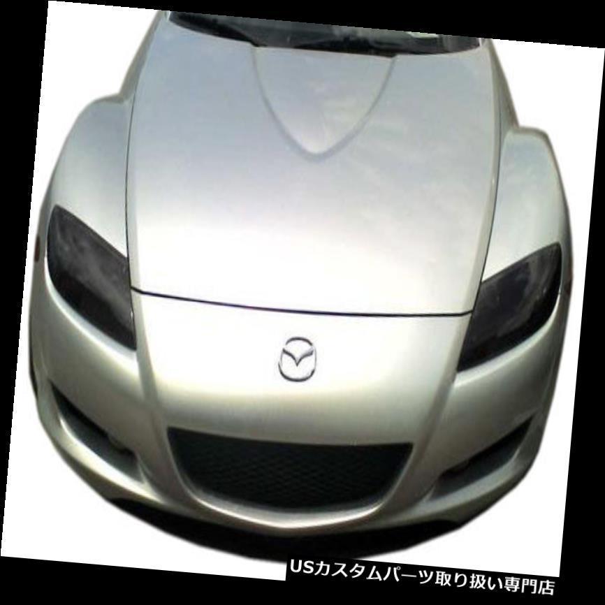 USヘッドライトカバー 04-08 RX8スモークカラーヘッドライト霧ターン 
