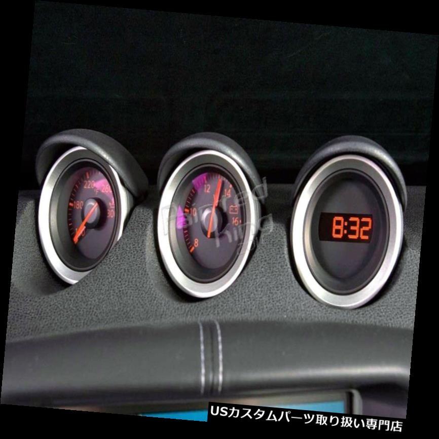 ダッシュボードマット 日産370Z Z34コンバーチブルセンターダッシュゲージポッドカバートリム18用ドライカーボン Dry Carbon