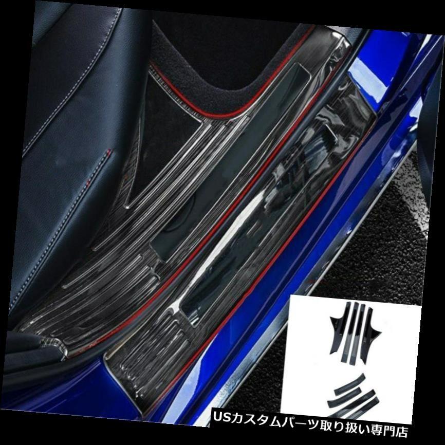 ペダル ホンダ・アコード2018-2019のための黒いチタニウム車の歓迎のペダルのドアの土台の傷のトリム Black titanium Car We
