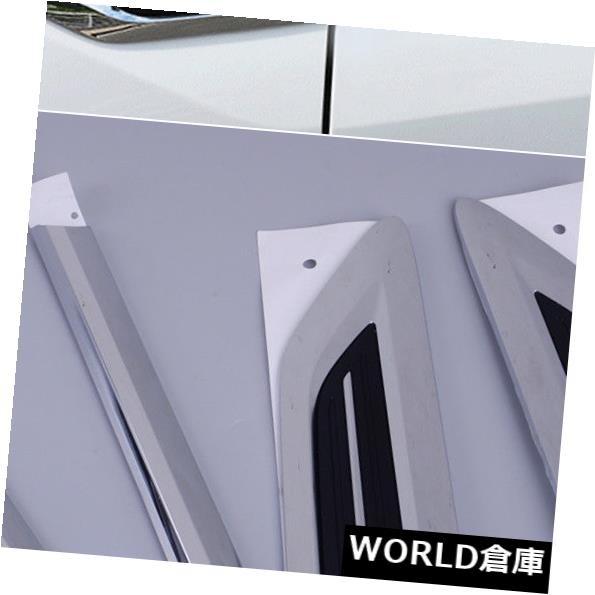 フードベントトリム VWティグアンのための2組の車の気流のフェンダーの出口のフードの側面の装飾のトリムカバー 2 Pair Car Air Fl