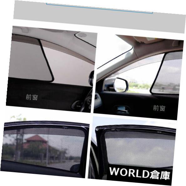 新作グッ USサンバイザー 車の窓のカーテン自動ブラインド日陰バイザーメッシュフィットトヨタランドクルーザー Car Windows Curtain Auto
