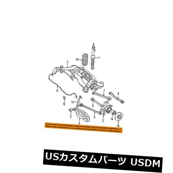 サスペンション スプリング リア メルセデスOEM 98-03 CLK320リヤサスペンションコイル  lスプリング202324