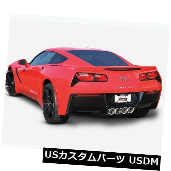 輸入マフラー BORLA ATAK 2014-2019シボレーコルベットスティングレイベースZ51 C7 LT-1 V8 NPPエキゾースト  BOR｜usdm