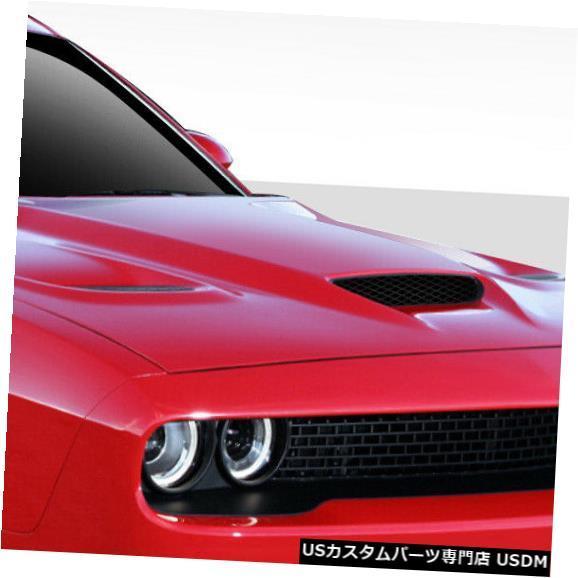 ボンネット 08-18ダッジチャレンジャーヘルキャットデュラフレックス