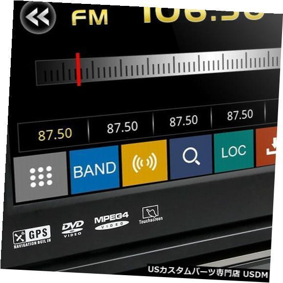 In-Dash シングル1Din車DVDプレーヤー7 "GPSナビゲーションインダッシュHD Bluetooth DAB +ラジオRDS  Singl｜usdm｜03