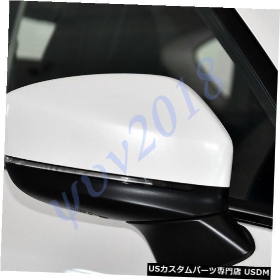 Turn Signal Lamp マツダCX-5 2017-18ホワイト右折りたたみパワー加熱ターンシグナルランプミラー For Mazda CX-