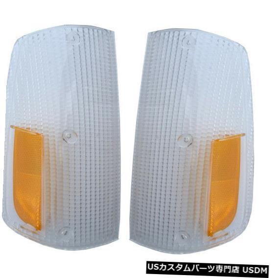Turn Signal Lamp VOLVO 240260 1975-1985フロントターンシグナルランプライトレンズペア VOLVO 240 26