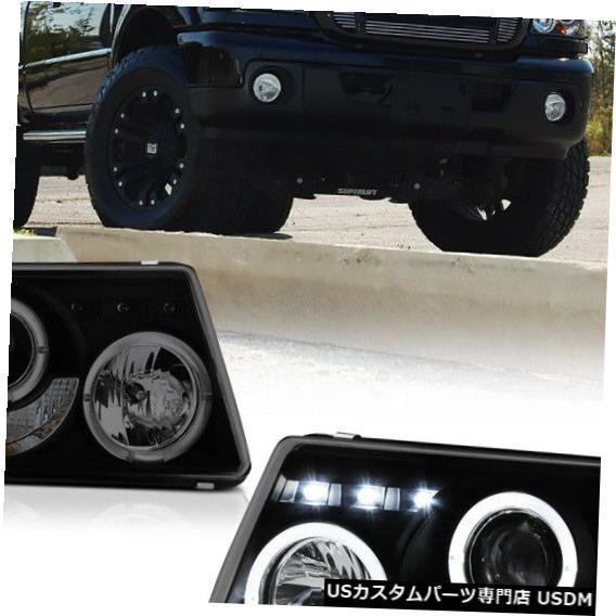 Turn Signal Lamp 2001-2011ジェラルド・r・フォードレンジャー「SINISTER BLACK」隅っこHalo LEDプロジェクターヘッドライ