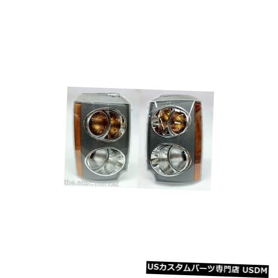 Turn Signal Lamp 2003-05レンジローバー右左フロントターンシグナルサイドマーカーランプセット本物  2003-05 Range